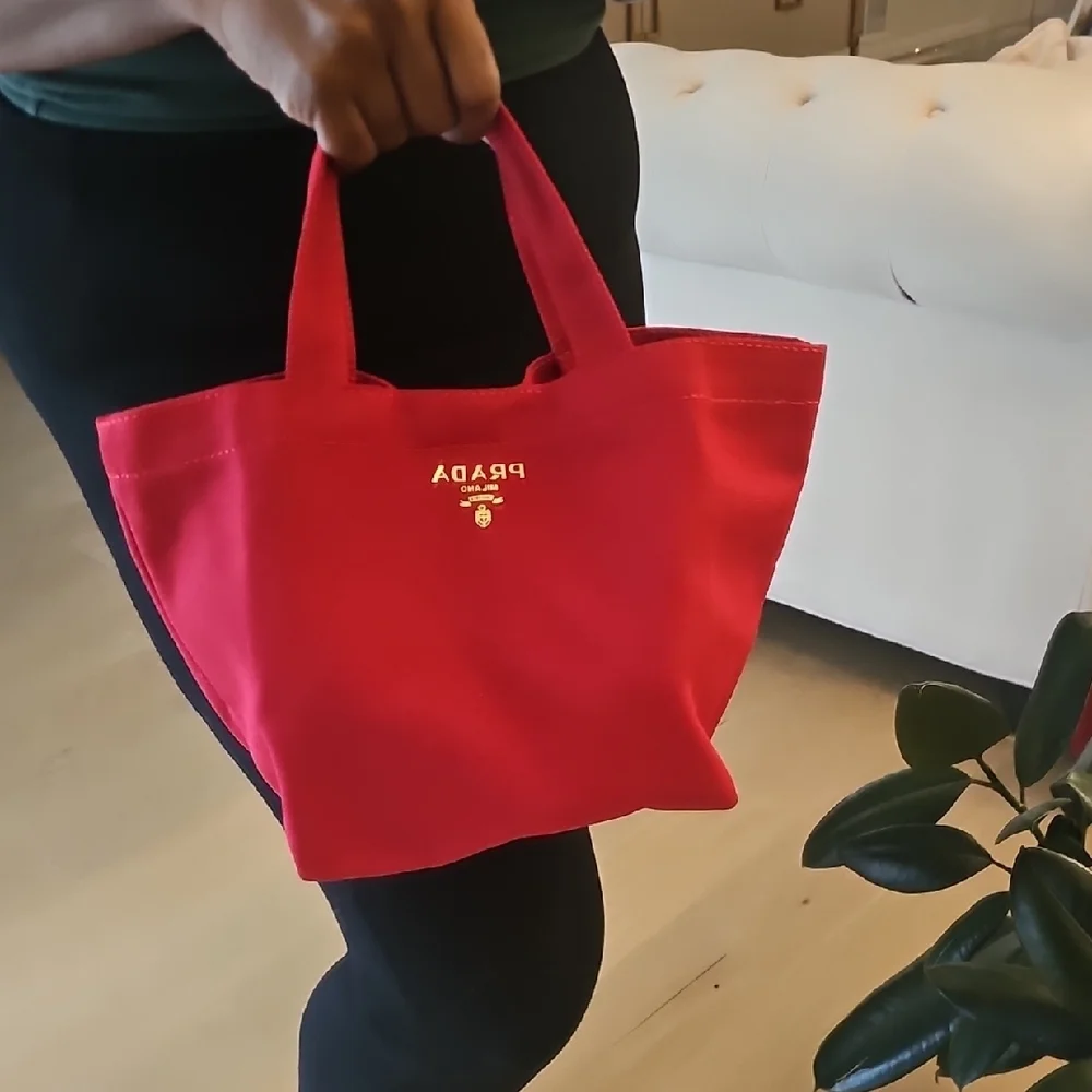 Prada Scarlet Red Tote Bag - Picture 3 of 5